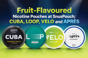 Fruit-Flavoured Nicotine Pouches at SnusPouch: CUBA, LOOP, VELO and APR&Egrave;S