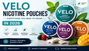 VELO Nicotine Pouches guide featuring popular flavours and nicotine strengths in 2026