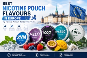 Best nicotine pouch flavours in Europe featuring mint, berry, fruit and menthol options from leading brands.